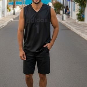 Adidas Black Basketball Jersey